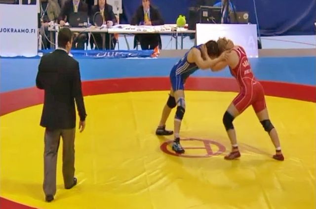 Highlights from the Helsinki wrestling championship
